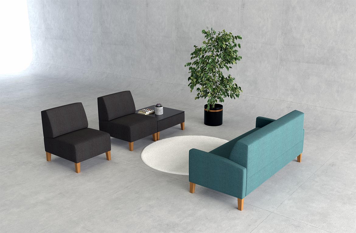 Sofa Nubo XL zofe za javne prostore, trosed, dvosed, fotelj